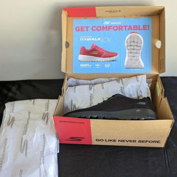 NWT Skechers Sneakers Go Walk Joy Performance Woman's Black Size 8.5 Gen 5 - Par - Picture 2 of 4